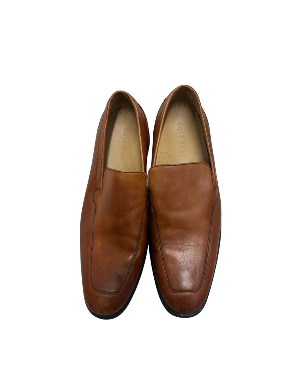 Cole Haan Men’s Slip-On Tan Leather Loafers Size 7W
